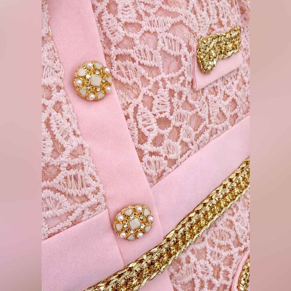 NWT Bella Barnett Elegant Pink Long Sleeve Dress - Picture 9 of 10